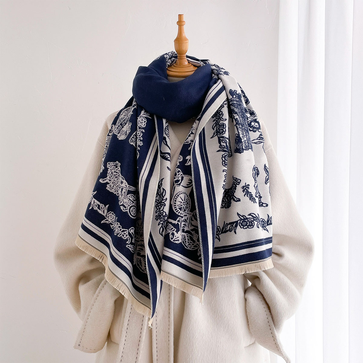 Scarf Female Hijab Pashmina Ba - Cashmere Pashmina Wrap ulasan dan harga