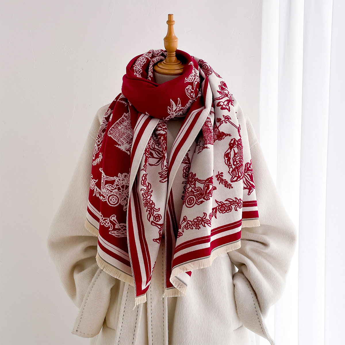 Scarf Female Hijab Pashmina Ba - Cashmere Pashmina Wrap ulasan dan harga