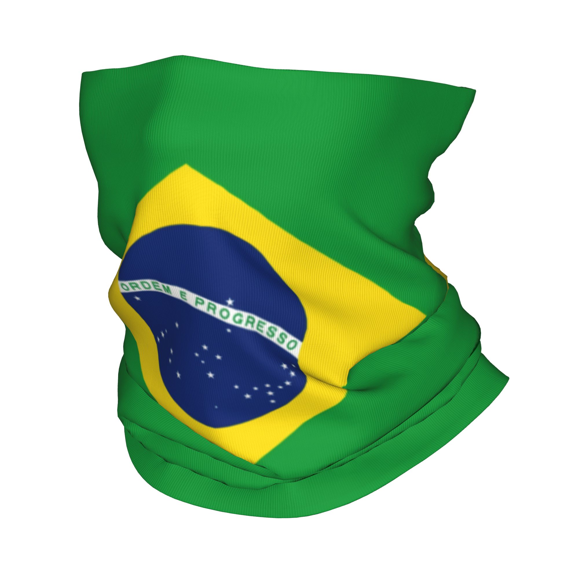 Custom Brazil Flag Bandana Nec - Neck Gaiter Fleece ulasan dan harga