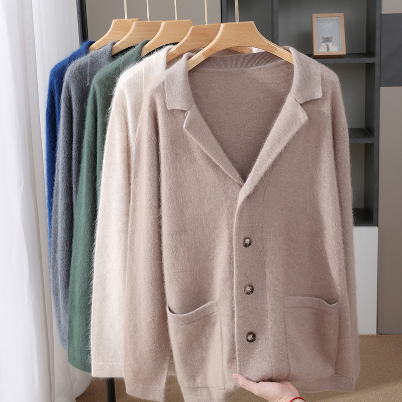 New Mink Wool Cardigan Men's P - Wool Coat Peacoat ulasan dan harga