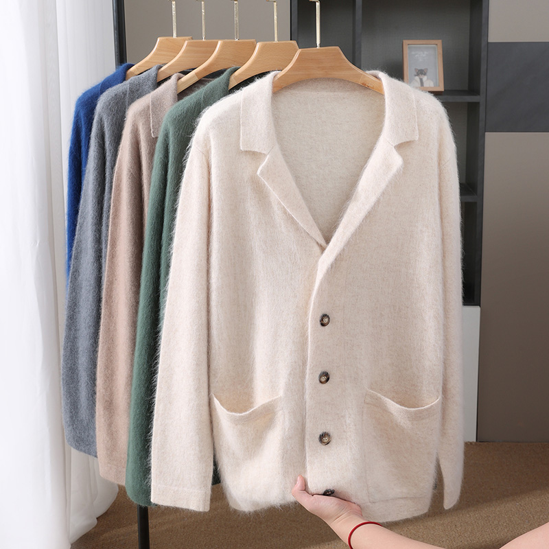 New Mink Wool Cardigan Men's P - Wool Coat Peacoat ulasan dan harga