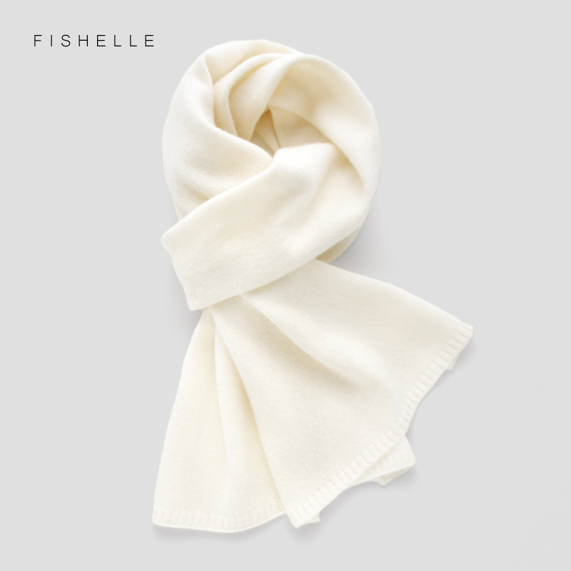 White Wool Scarves Women Winte - Wool Scarf Men ulasan dan harga