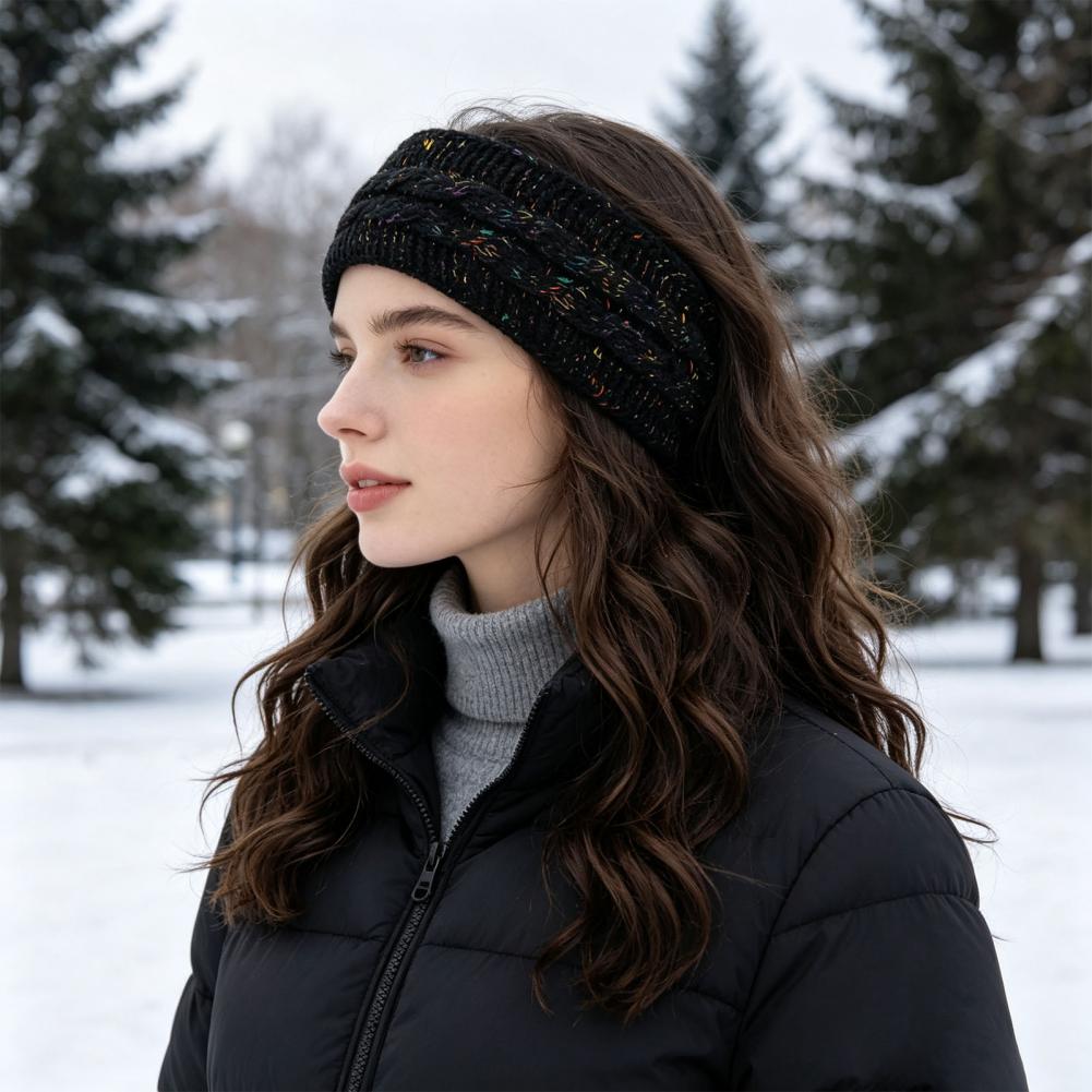 Comfortable Elastic Hair Band  - Fleece Ear Warmer Band ulasan dan harga
