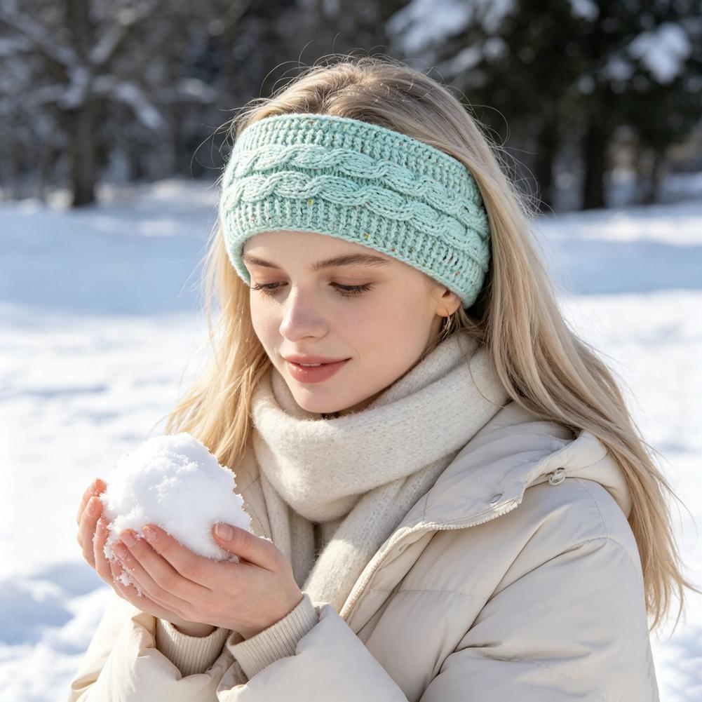 Comfortable Elastic Hair Band  - Fleece Ear Warmer Band ulasan dan harga