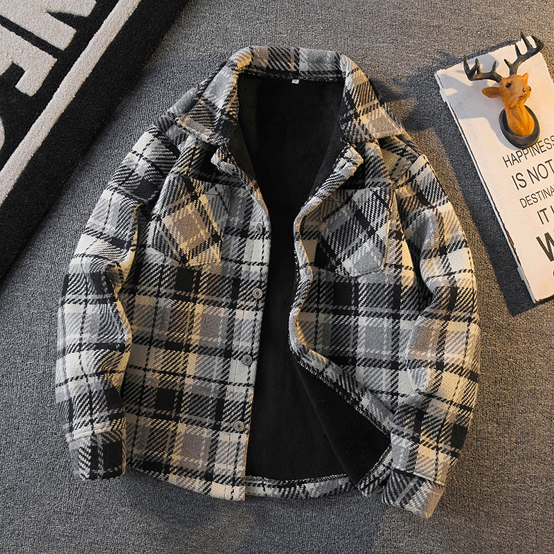 Men's Plaid Flannel Shirt Thic - Flannel Shirt Lined ulasan dan harga