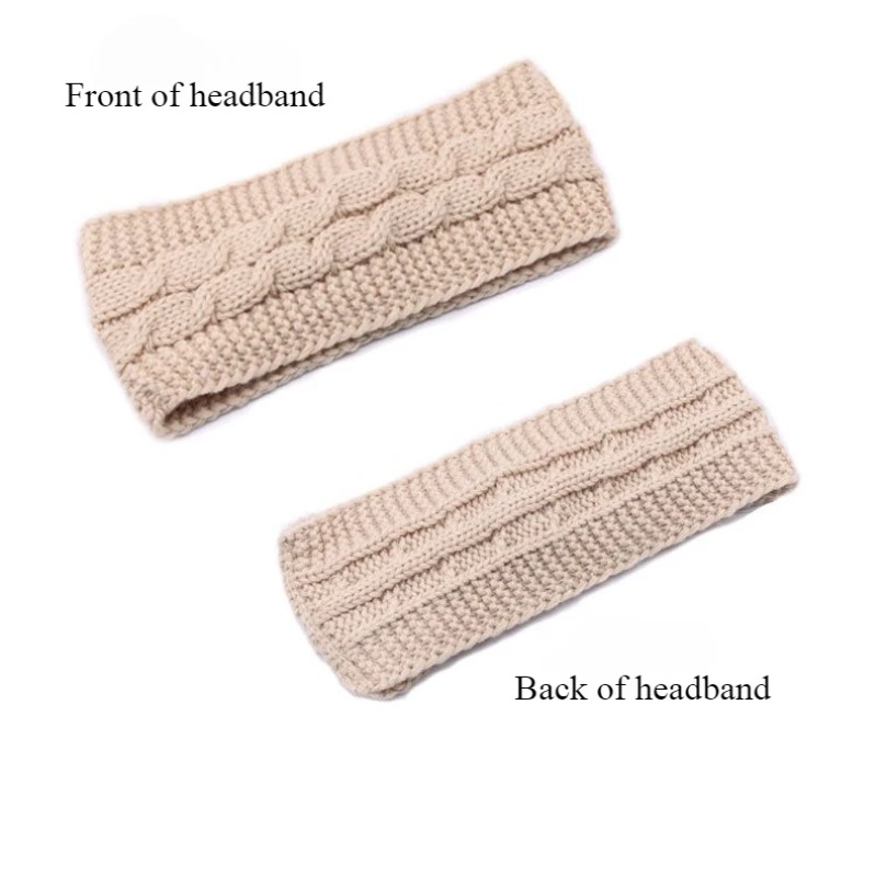 Hair Bands Hemp Headband Woman - Fleece Ear Warmer Band ulasan dan harga