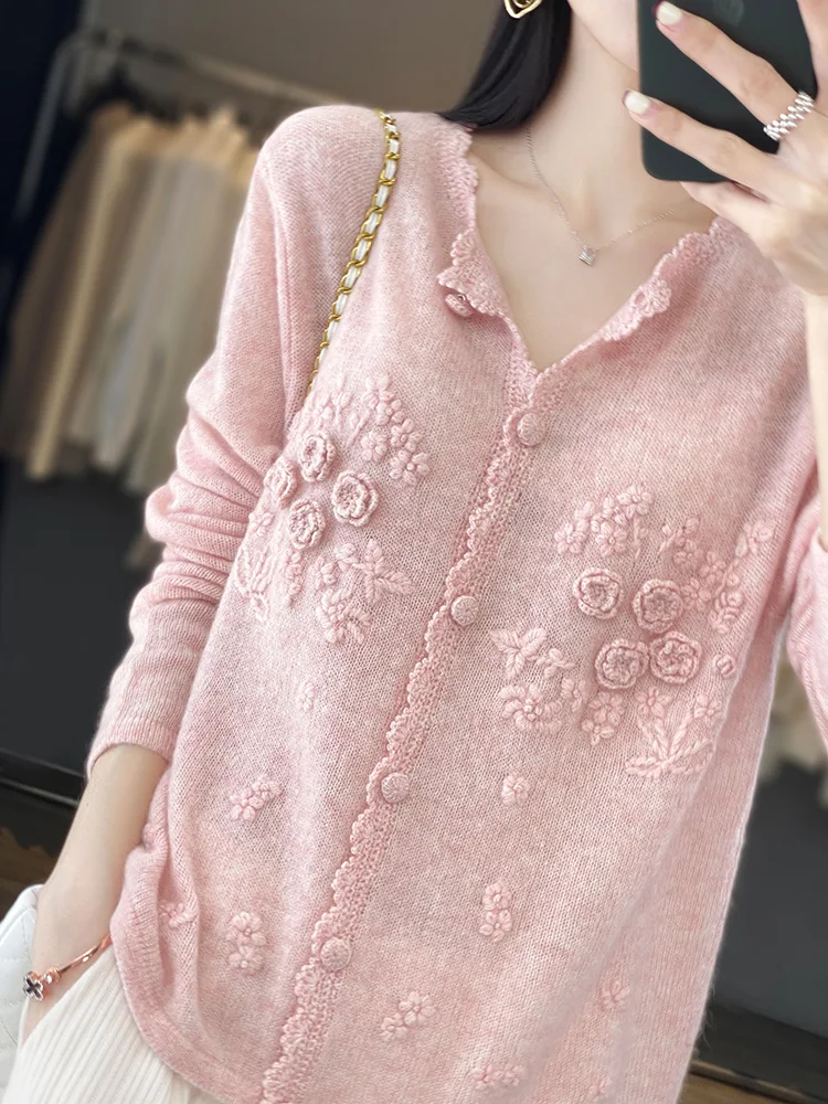 Women's 100% Pure Cashmere Car - Wool Coat Peacoat ulasan dan harga