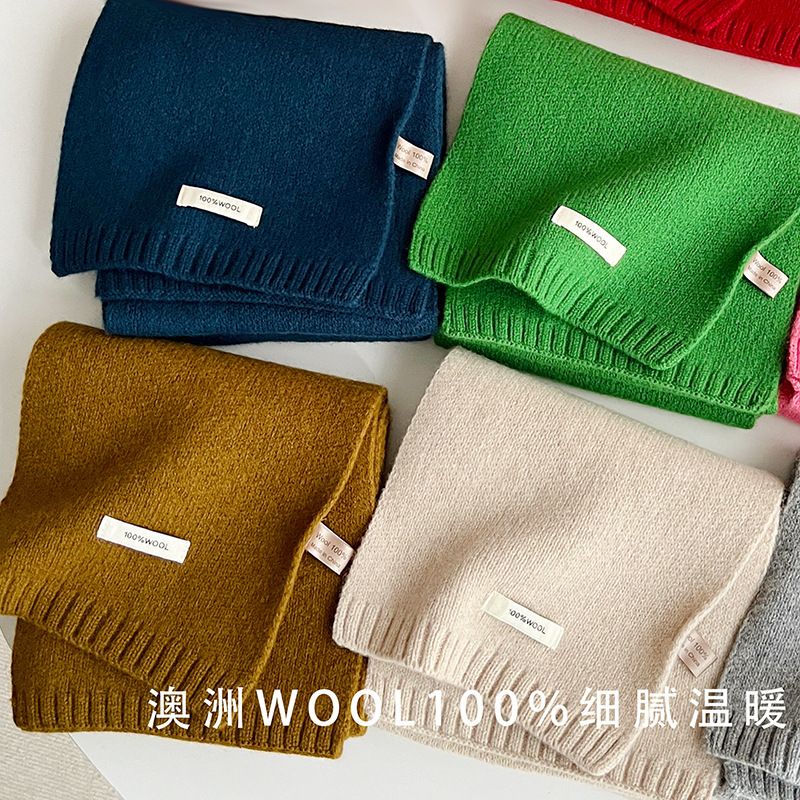 Selected Australian Pure Cotto - Wool Scarf Men ulasan dan harga