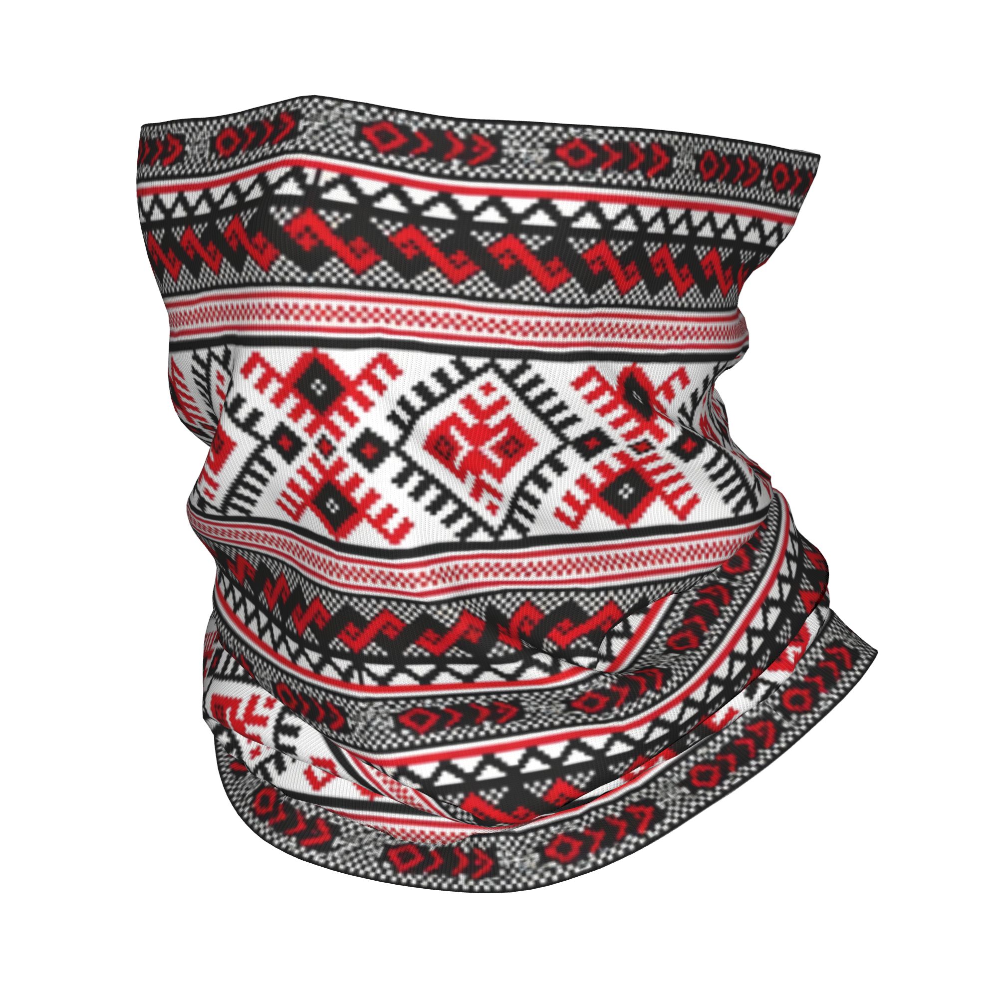 Custom Ukrainian Vyshyvanka Em - Neck Gaiter Fleece ulasan dan harga