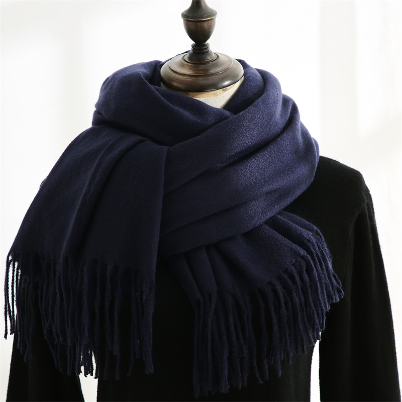 Fashion Scarf Man Winter Warm  - Wool Scarf Men ulasan dan harga