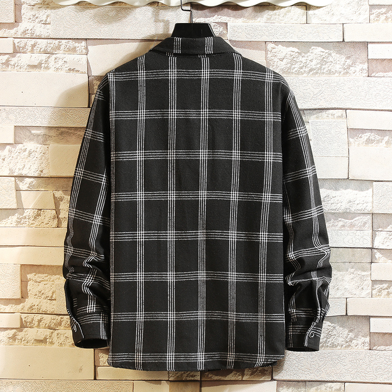 2027 Summer Men's Plaid Shirt  - Flannel Shirt Lined ulasan dan harga