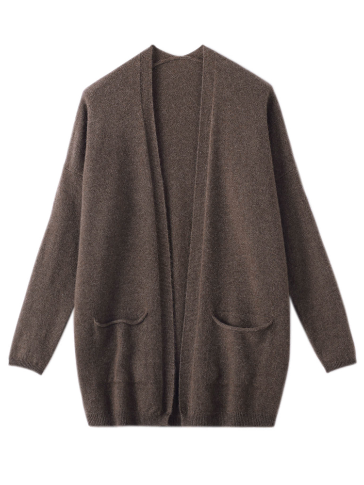 Spring Autumn New Women Cardig - Wool Coat Peacoat ulasan dan harga